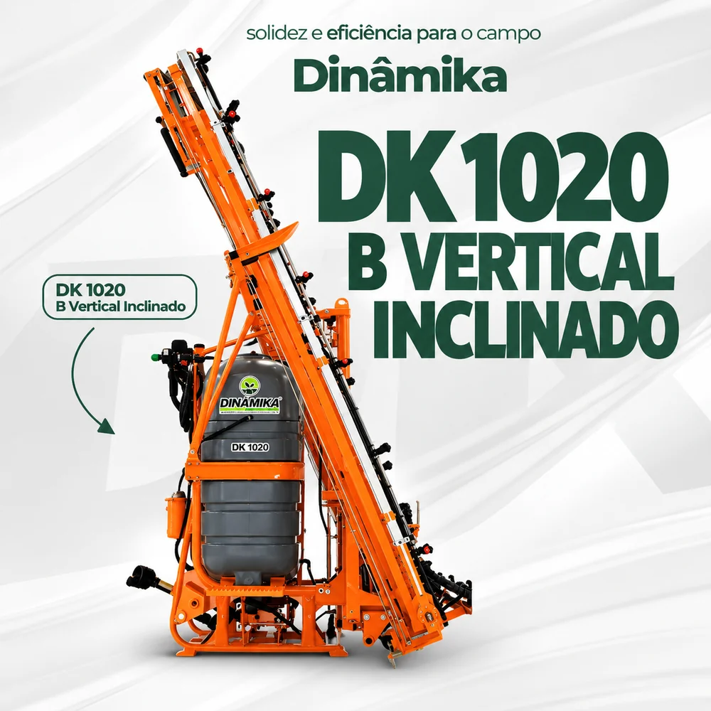Pulverizador Dinamika DK 1020 B Vertical Inclinado